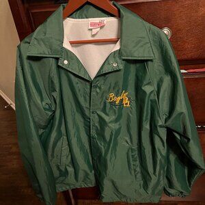 Vintage Baylor University Track Jacket Windbreaker